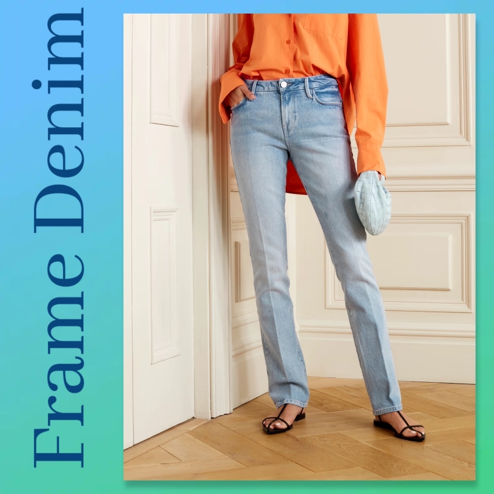 NWT Frame Denim Le Mini Boot Mid Rise Bootcut Jean in Kerwin